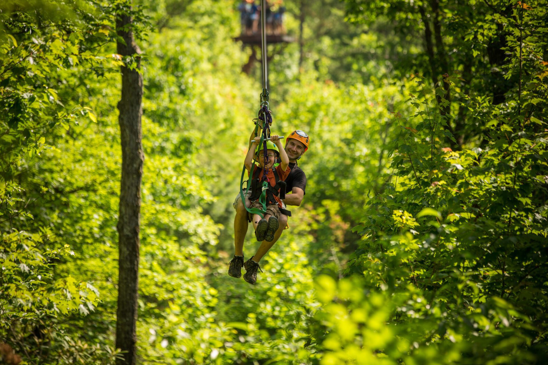 This image portrays CLIMB Works and Smoky Mountain Outdoors Partner to Offer Adventure-Filled Smoky Mountain Experience by CLIMB Works.