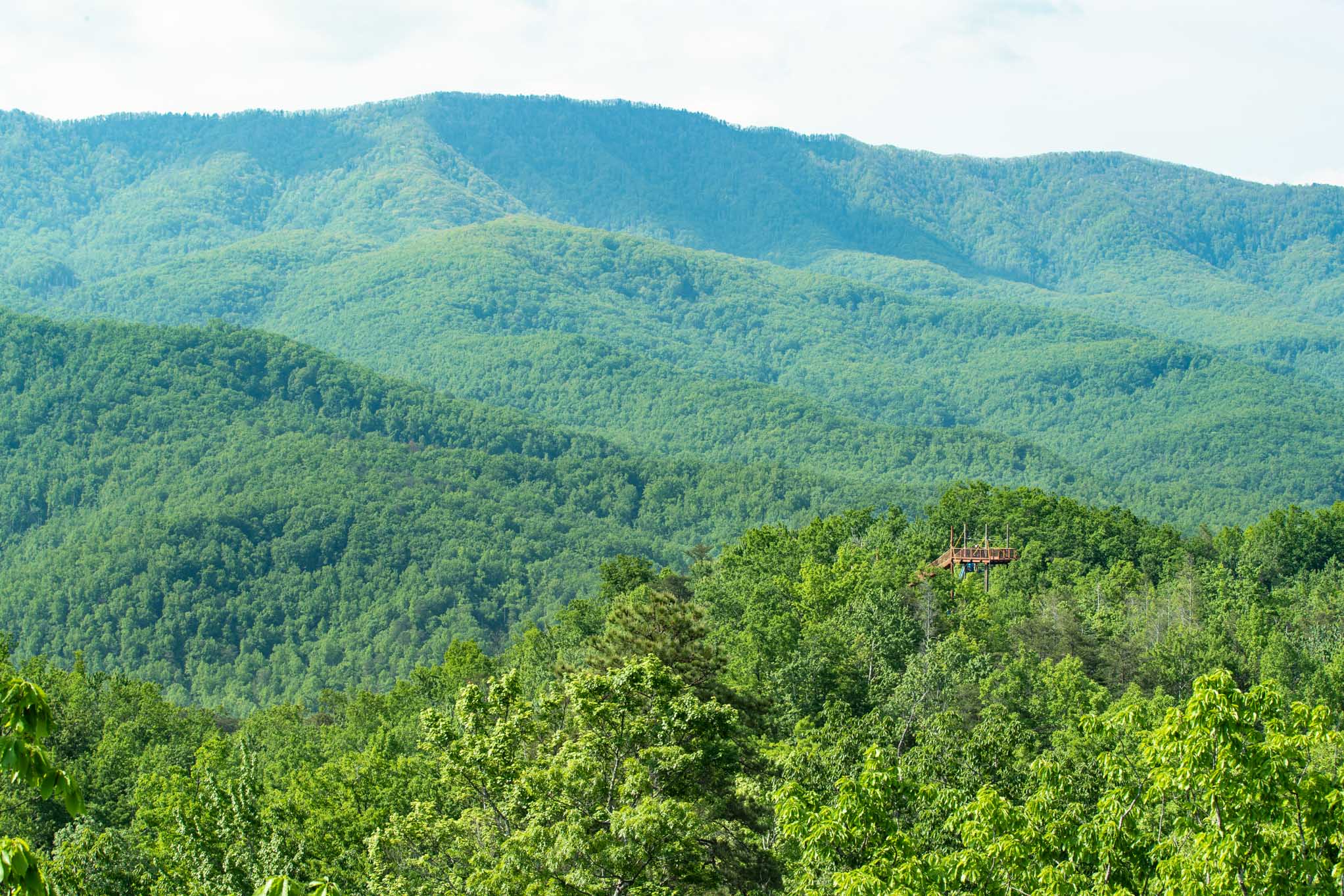 Pigeon Zipline Tour in Gatlinburg, Smoky Mountains