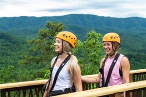 sisters in smoky mountains