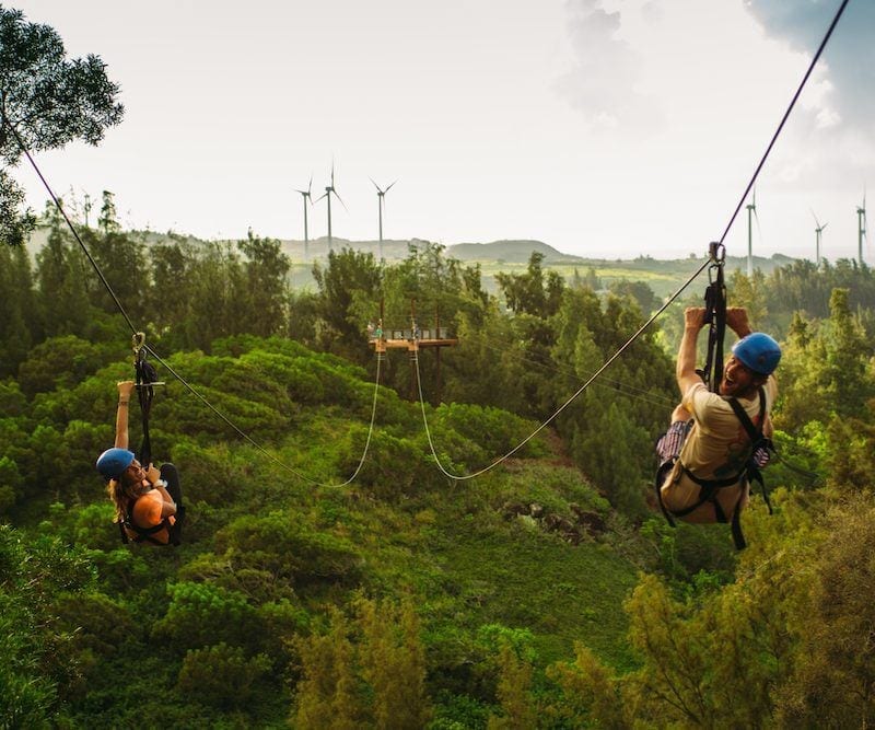 ziplines in oahu