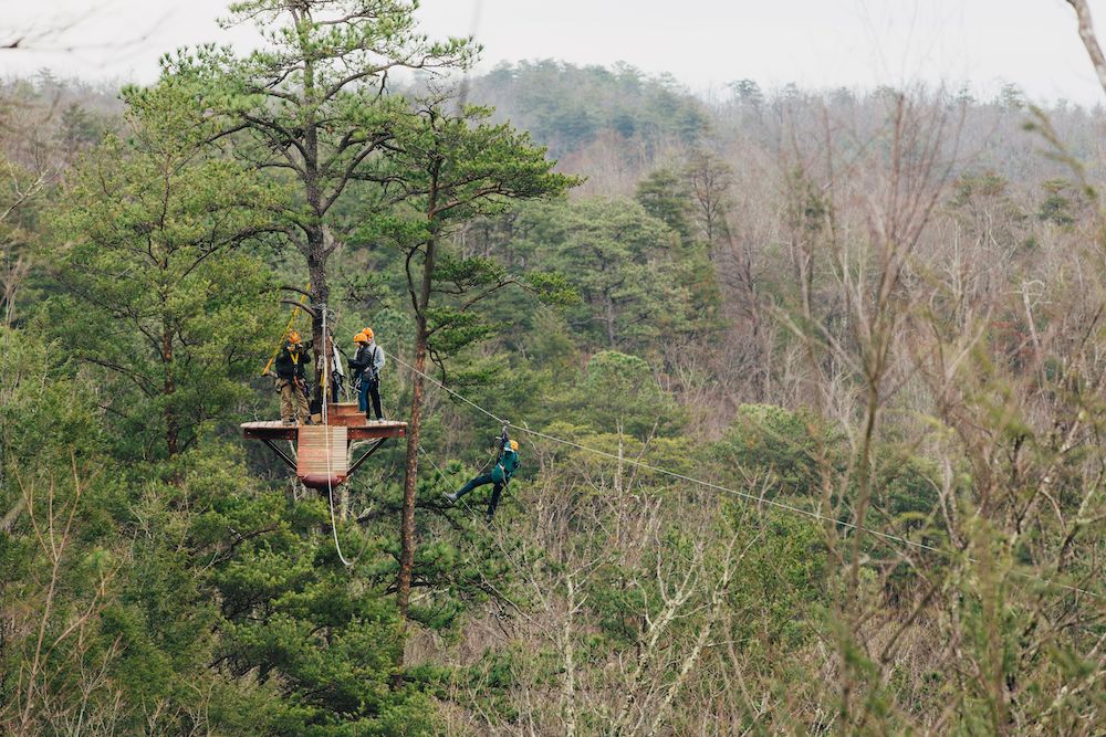 All About One of The Best Ziplines in Gatlinburg Treetop Zipline Tour
