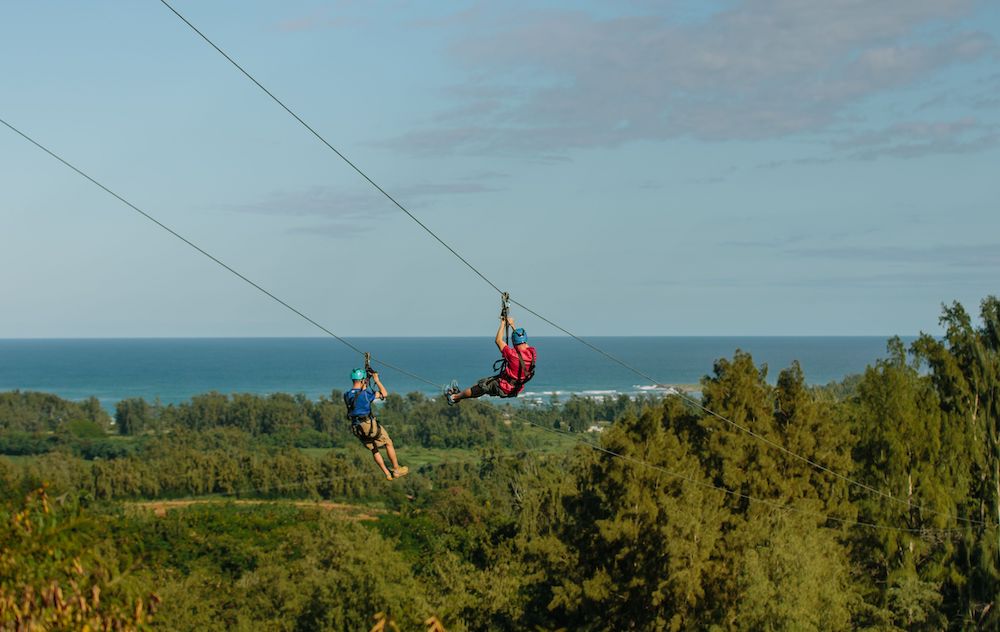 ziplining in oahu