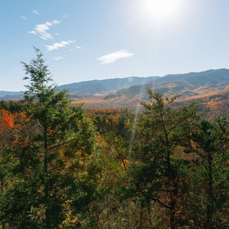 This image portrays 5 Tips for Planning your Fall Trip to Gatlinburg by CLIMB Works.