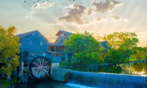 Mill-Grist Mill on the Pigeon Forge River in Pigeon Forge, Tennessee